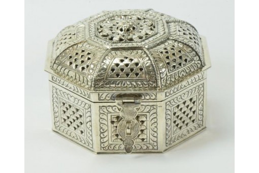 Silberdose Silberschatulle silver Box in aus 900er Silber antik