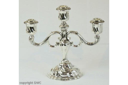 Kerzenleuchter Kerzenständer 3 flammig in aus 830er Silber Candle holders silver