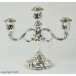 Kerzenleuchter Kerzenständer 3 flammig in aus 830er Silber Candle holders silver