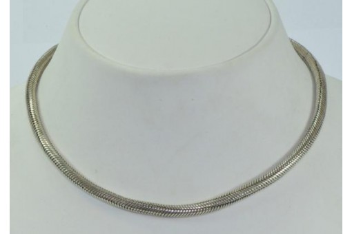 Schlangencollier Collier in aus 925 Silber Siver snake Halskette Damen Sterling 
