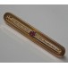 Rubinbrosche Antikbrosche in aus 8 Kt 333 Gold in alter Box ruby brooch antik