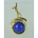 Lapislazulianhänger Anhänger mit Lapis Pendant in aus 8kt 333 Gold für Kette 