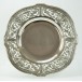 Prunkteller Anbietschale Silberschale in aus 800 Silber silver plate Jugendstil