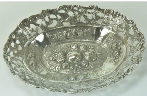 Anbietschälchen Silberschälchen in aus 925 Silber silver bowl antik Schale 
