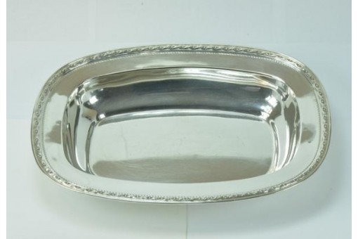 Elegante*Silberschale Anbietschale 925 Sterlingsilber Silver Bowl Antik Zierrand