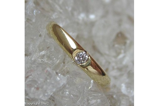 Damen Ring mit Diamant Brillant Solitär Ringe Solitäre Brillanten 585 Gold