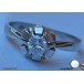 Damen Finger Ring 750er Gold 18 Kt Gold mit Solitär Brillant Diamond 