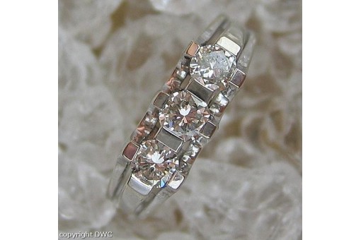 Brillantring Ring mit Brillant Diamond Diamant aus 585 Gold Brilliant Gr.54