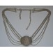 Collier Kropfkette 925 Silber 7 reihig mit Münze Taler Kreuzer 1766 Tracht