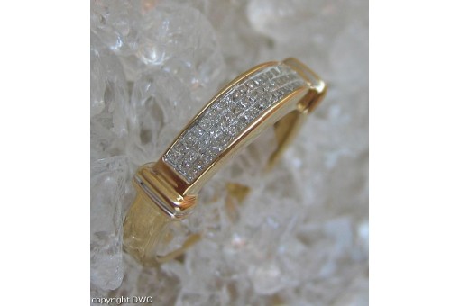 Damen diamond Ring mit Diamant Diamanten Brillant Brillanten 585 Gold Ringe .