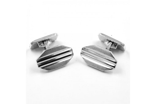 1 Paar Manschettenknöpfe in aus 835 Silber silver cufflinks Hersteller EK