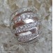 Kristallring Silberring Ring mit Kristall Kristalle aus 925 er Silber 54
