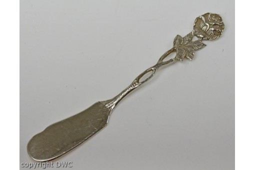 Buttermesser Silbermesser Messer in 800 Silber butter knife silver Länge 11 cm