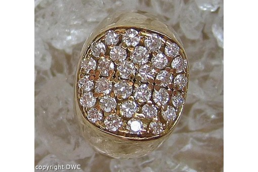 Ring mit Diamant Brillant Diamond in aus 750 er Gold Damen Finger 56