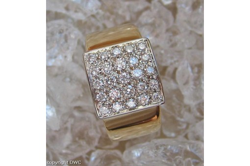 Damen Ring mit Brillanten Brillant Diamant Diamanten 750 er Gold 57 .
