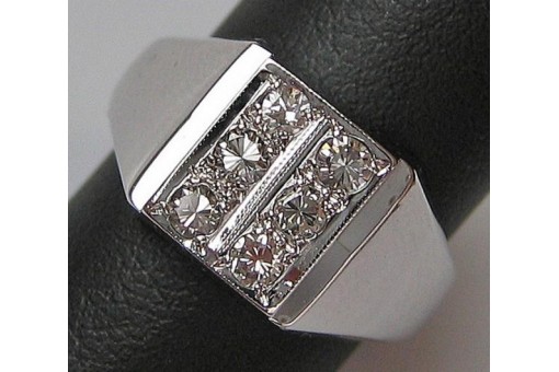 Ring mit Diamanten diamonds Brillanten 14 Kt. 585 er Gold 54 Ringe