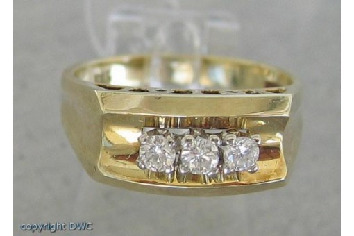Ring mit Brillanten Brillant Diamant Diamanten Diamantring Gold 585 er 56