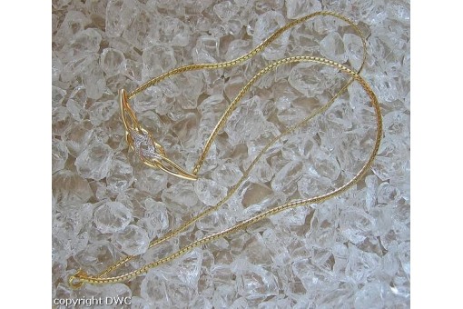 Hals Kette Collier  Diamant Diamanten Brillant Brillanten in 750 er Gold 40 cm