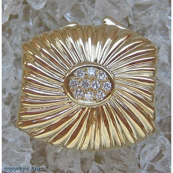 Schliesse für Ketten Perlenketten Verschluss 585 er Gold mit Brillanten  Diamant - diamond watch company