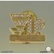 Anstecker Nadel Pinin in 18 Kt  750 er Gold Brosche Designer Brillant Diamant