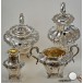 Service für Kaffee Tee 925 er Sterling Silber antik um 1842 England London