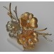 Ansteck Nadel Brosche Pin mit Diamanten Brillanten aus 18 Kt. 750 er Gold Blüten