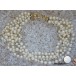 Perlencollier Perlcollier Collier Perlen Perle Brillanten in 18 K 750 er Gold 48
