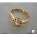 Ring mit Diamant Brillant Diamanten Solitär Brilliant antik in 14 585 er Gold 64