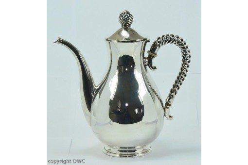 Kanne Behälter für Kaffe Tee in aus 925 er Sterling Silber antik Kannen
