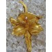 Ansteck Nadel Brosche mit Perle Perlen antik in 18 Kt 750 er Gold 