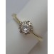 Ring mit Brillant Solitär Diamant in aus 14 Kt 585 er Gold Grösse 56 Top