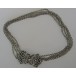 Trachten Hals Kette Collier Tracht in aus 800 er Kropf  Sillber Antik necklace