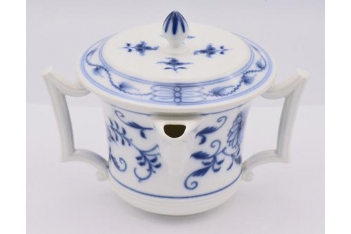 Fettabscheider Fetttrenner original Meissen Porzellan Zwiebelmuster 12,5 cm Ø