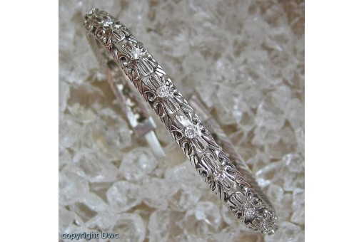 Armband mit Brillant Brillanten Diamanten 18 Kt 750 er Gold 18 cm fein!