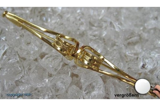 Ansteck Brosche Pin in 14 Kt 585 er Gold Nadel Antik Luxus!
