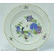 Wandteller original Marke Meissen Porzellan Indisch Feld Blume Zier Teller