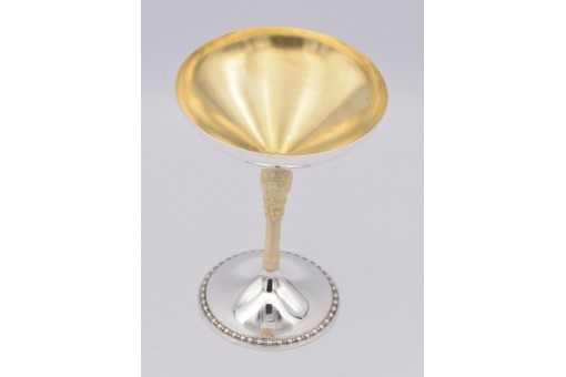 Champagner Schale Kelch aus 800 Silber KNEWITZ champagne bowl um 1900