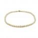 Kette Collier mit Perlen Pearl Verschluss in 585 14 Kt Gold Damen Herz