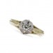 Ring mit Brillant 0,25 ct Solitär Diamant aus 585 14kt Gold Finger Gr.62