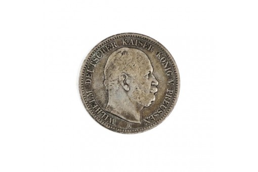 Münze 2 Mark Kaiserreich Kaiser Wilhelm König von Preussen J.96 1876 