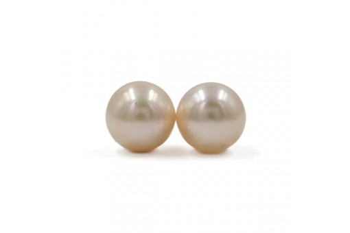 Ohrstecker mit Perle Pearl Ohrringe in aus 585 14 Kt. Gold Stecker Earrings