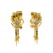 1 Paar Ohrringe Ohrhänger mit Brillanten Diamanten in 18 Kt 750 Gold