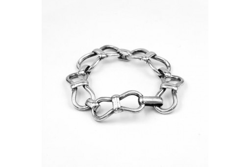 Armband Armbänder Bracelet in aus 925 er Silber Sterling Länge 19 cm