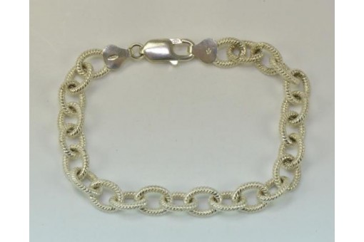 Armband im Ankerdesign in 925 Silber Sterling Brecelet Herren Damen 18,5