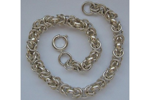 Armband Königsarmband in Silber Königsdesign bracelet silver 21 cm top!