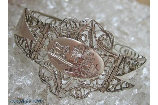 Filigranarmband Silber Armband Armbänder Silber antiker Armschmuck Antik