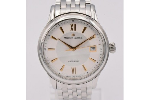 Herren Armbanduhr Maurice Lacroix Automatic Les Classiques LC 6027 Stahl