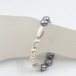 Armband mit Perlen pearls in aus 925 Sterling silber silver Länge 20 22,5 cm