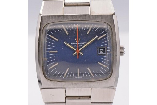 Herren Armbanduhr Eterna.Matic 2002 Automatic top Zustand Stahl