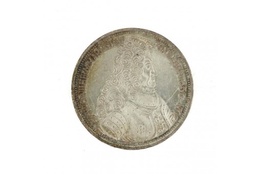 5 DM Silber Münze BRD Markgraf von Baden 1955G J 390